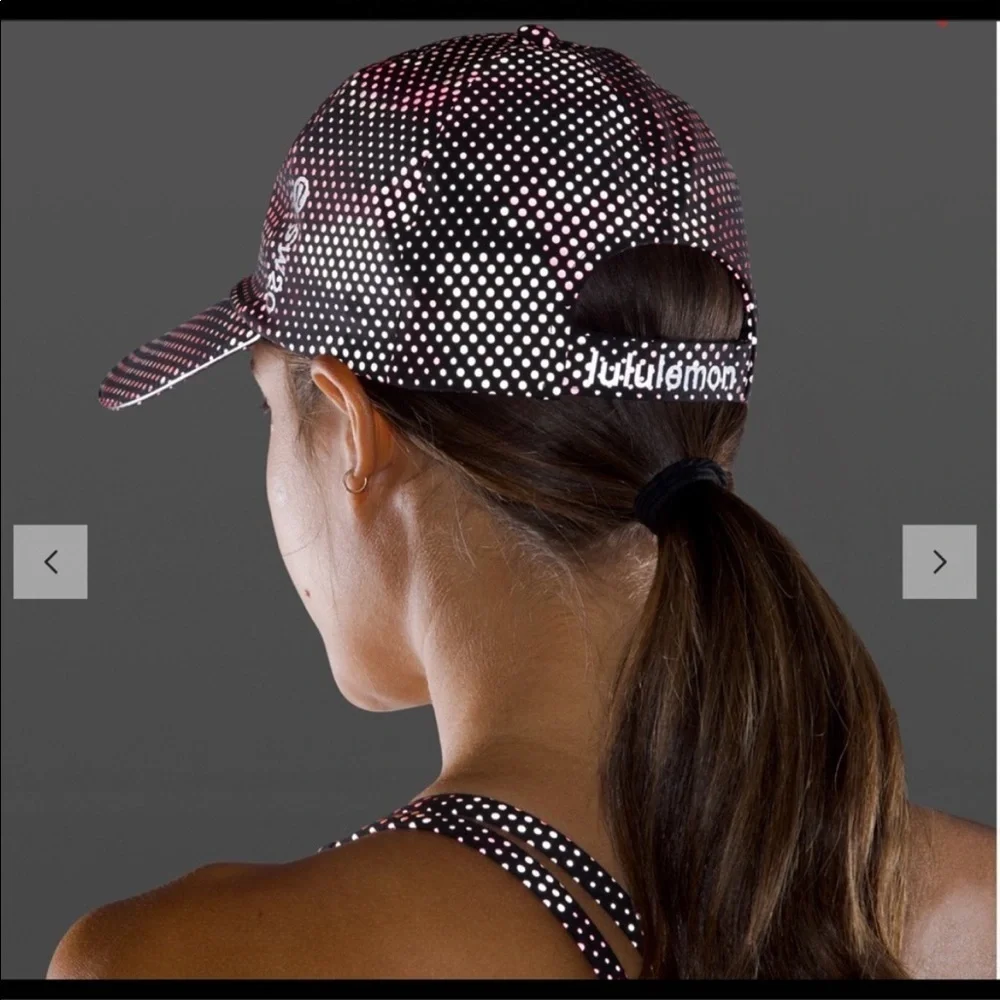 Lululemon Fast and Free Run Hat *Seawheeze in High Tempo Camo Orange Multi